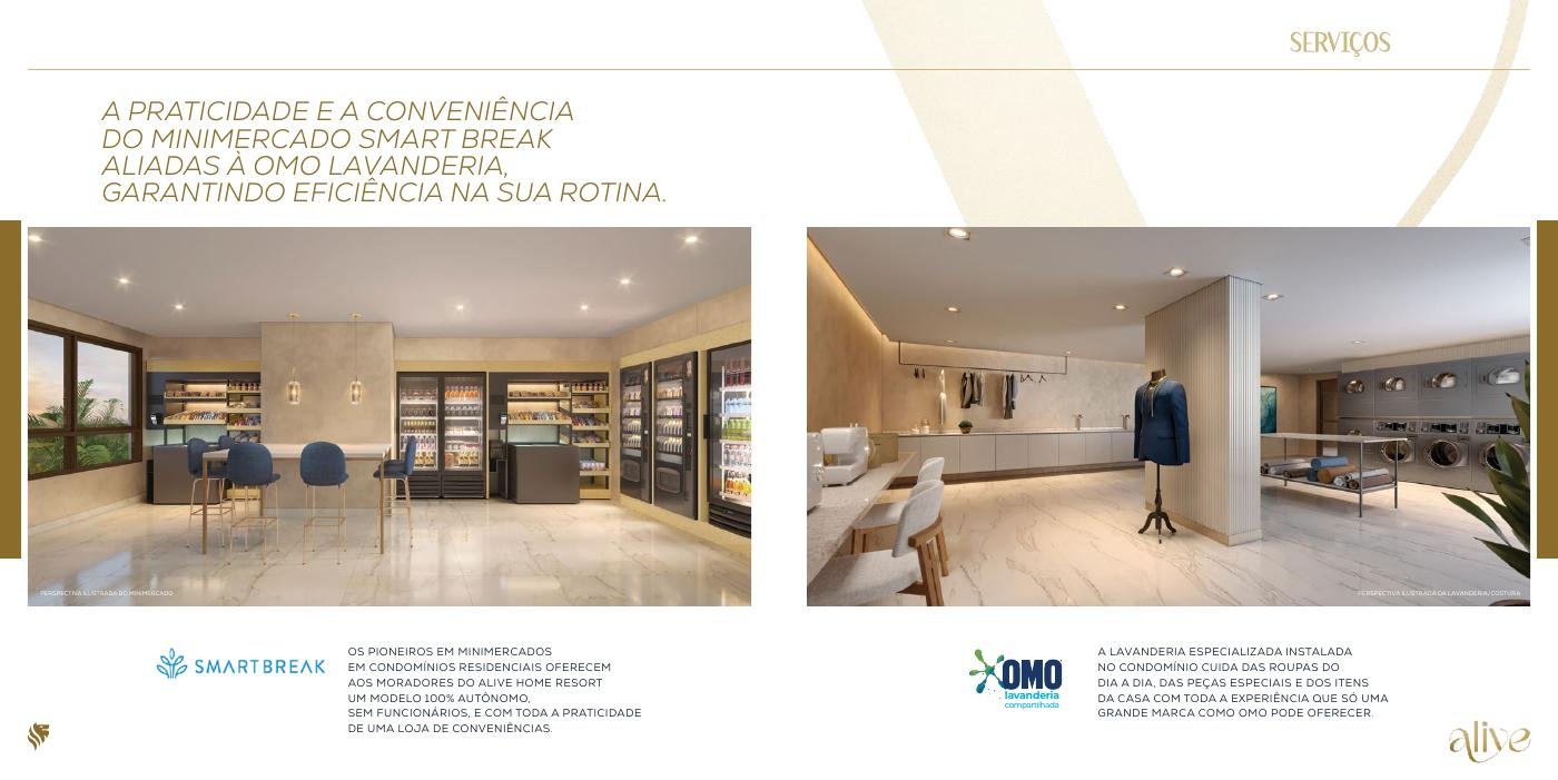 Imagem do material de apresentação do Alive Home Resort